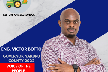 VICTOR BOTTO GOVERNOR NAKURU COUNTY
